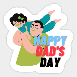 Father and daughter Sticker